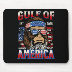 Mousepad Golfo Dos Eua América Trump Funny Bigfoot Pat Méxi