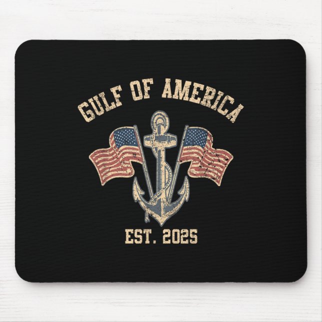 Mousepad Golfo Dos Eua Camisa 2025 Para Mulheres Americanas (Frente)