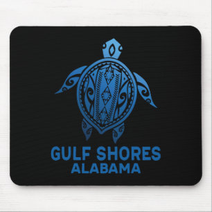 Mousepad Golfo Pérsico Albânia Tribyl Tattoo Blue Sea Turtl