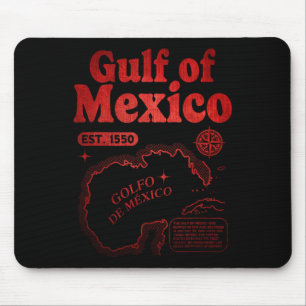 Mousepad Golfo Retroativo Do México Desde 1550 Golfo Histór
