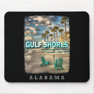 Mousepad Golfo Shores Alabama Al Beach Paraíso Sd667