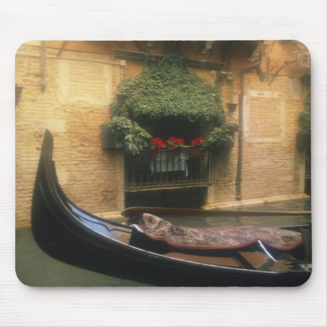 Mousepad Gôndola e Restaurante, Veneza, Veneto, Itália (Frente)