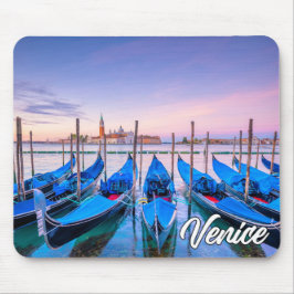 Mousepad Gondolas Em Bela Veneza, Itália