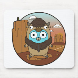 Mousepad Gopher do búfalo no deserto