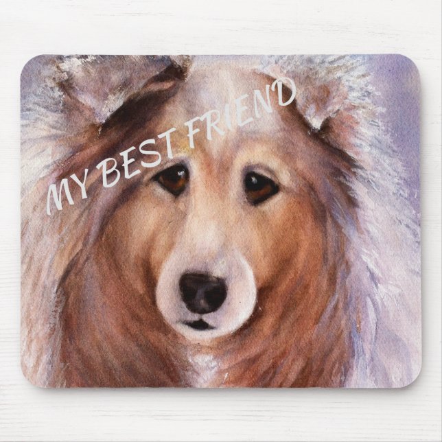 MOUSEPAD GORGEOUS COLLIE (Frente)