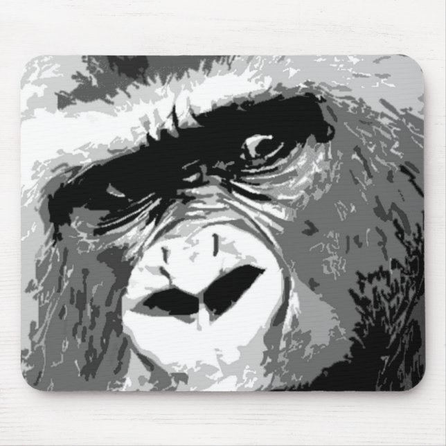 Mousepad Gorila Negra (Frente)