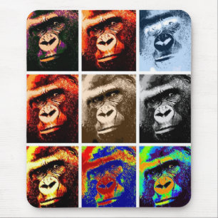 Mousepad Gorilla Faces