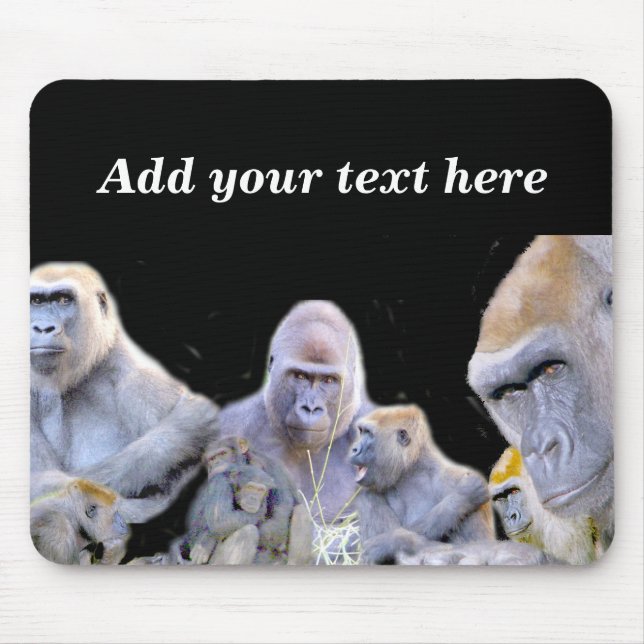 Mousepad Gorillas e Chimpanzés_ (Frente)