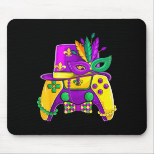 Mousepad Gorro de Jester de Controle de Videogame de Carnav