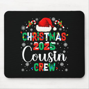 Mousepad Gorro de Papai Noel Natal 2025 Camisa Xmas Combina
