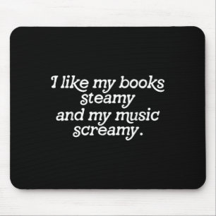 Mousepad Gosto Dos Meus Livros Vapor E Da Minha Leitura De