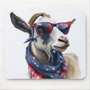 MOUSEPAD GOTA DE ÁGUA PATRIÓTICA BRANCA VERMELHA
