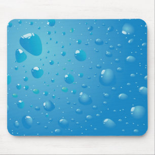 Mousepad Gotas de Água Muito Legal Matos de Rato