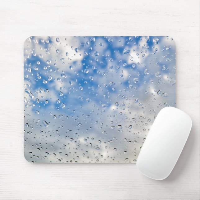 Mousepad Gotas De Chuva Na Janela (Com mouse)