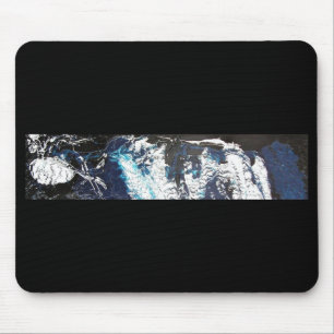 Mousepad Gotejamento Preto Azul