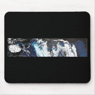Mousepad Gotejamento Preto Azul