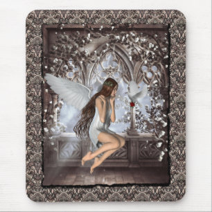 Mousepad Gothic Angel e sua pomba