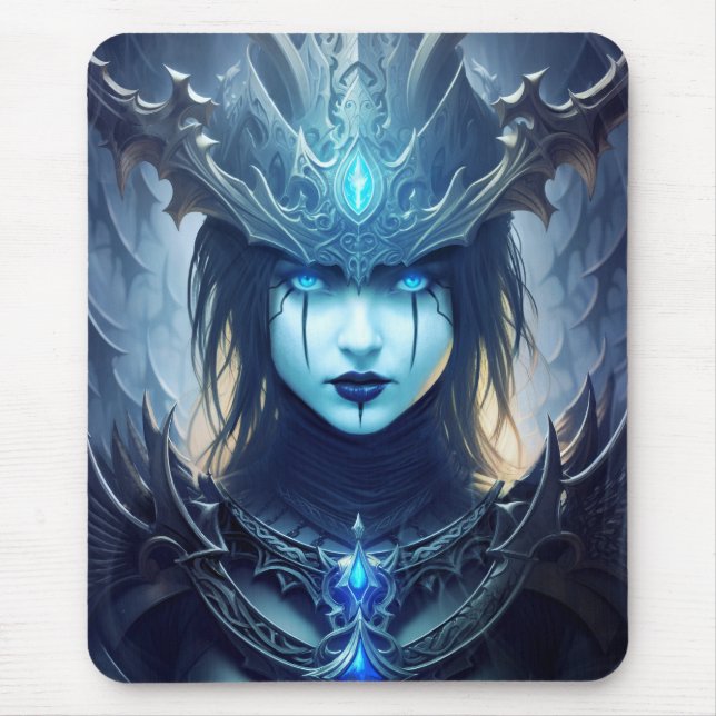 Mousepad Gothic Dark Fantasy Litch Queen (Frente)