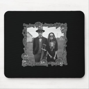 Mousepad Gótica Americana Figurino de Halloween