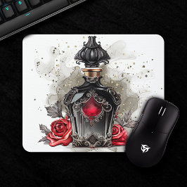 Mousepad Gótica Frasco de Perfume Vitoriano de Moda Vitoria