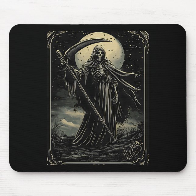 Mousepad Gótico Gótico do Halloween Grim Reaper (Frente)