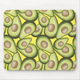 Mousepad Gourmet Fresco Vegan Avocado Patterno do Mouse