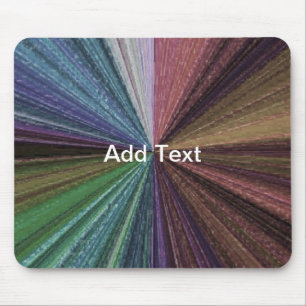 Mousepad Gradação Circular Arco-Íris Terrestre