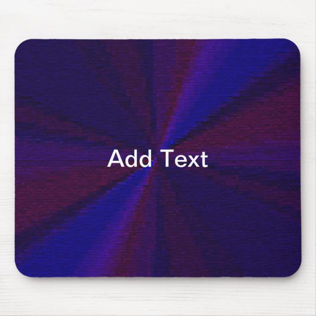 Mousepad Gradação circular - Azul a Roxo (Frente)