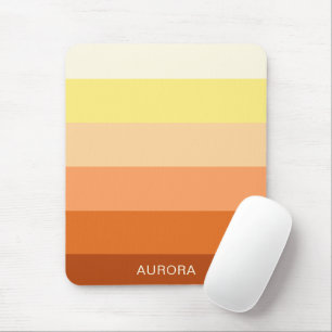 Mousepad Gradação de cores de volta à escola - Nome persona