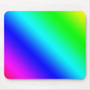 Mousepad Gradação Diagonal Colorida do Arco-íris