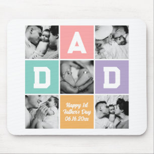 Mousepad Grade de Fotografias da Família do novo papai Prim
