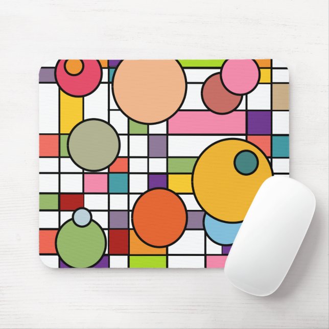 Mousepad Grade Moderna do Século médio (Com mouse)