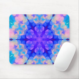Mousepad Gradiente Azul e Cor-de-Rosa Pastel Bble Art