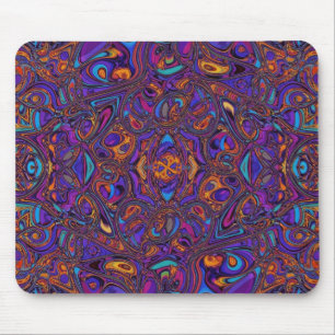 Mousepad Gradiente de Cor Dinâmico Mosaico Abstrato