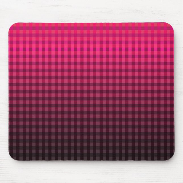 Mousepad Gradiente de padrão vermelho e preto (Frente)
