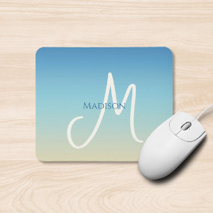 Mousepad Gradiente de Praia Monograma