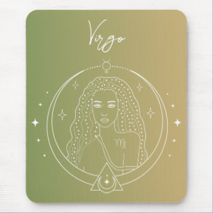 Mousepad Gradiente de sinal de estrela do horóscopo do Virg
