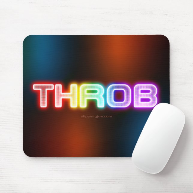 Mousepad gradiente grosso semelhante a um arco-íris vibrant (Com mouse)