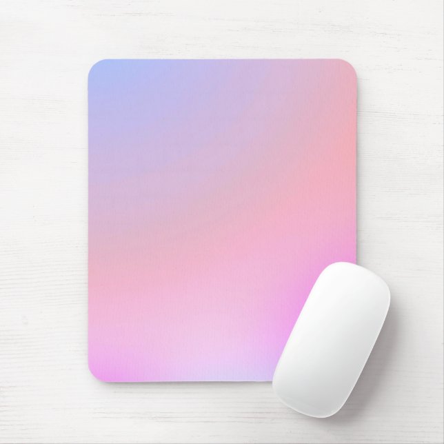 Mousepad Gradiente Pastel Algodão Doce Sonhador (Com mouse)