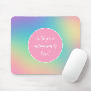 Mousepad Gradiente Personalizado do Arco-Íris