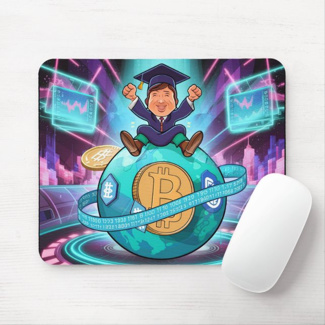Mousepad Graduação Cripto (Com mouse)