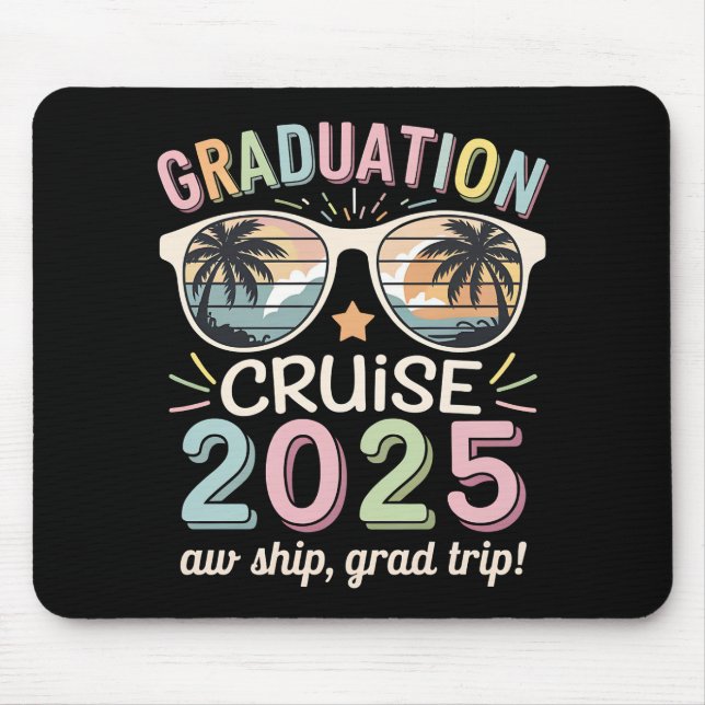 Mousepad Graduação Cruise 2025 Formando Cruising Squad (Frente)
