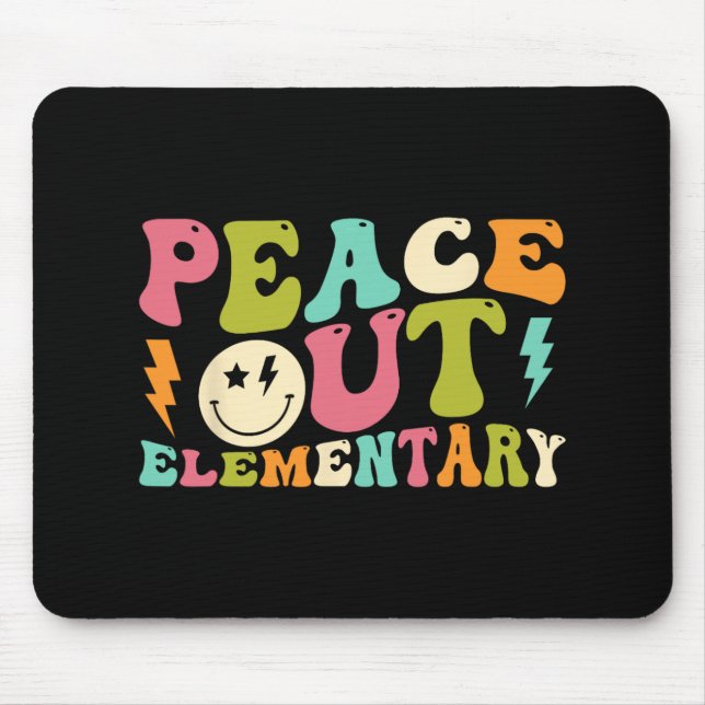 Mousepad Graduação De Groovy No Último Dia Da Escola (Frente)