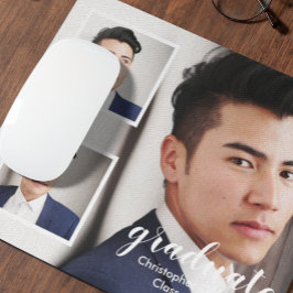 Mousepad Graduação Moderna com 3 Fotos