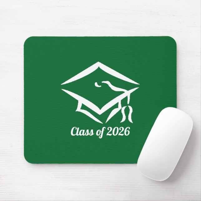 Mousepad Graduation Class of 20?? KLYGRNWHT Customize Year (Com mouse)