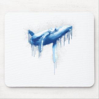 Mousepad Gráfico de animais de cúpula de baleia