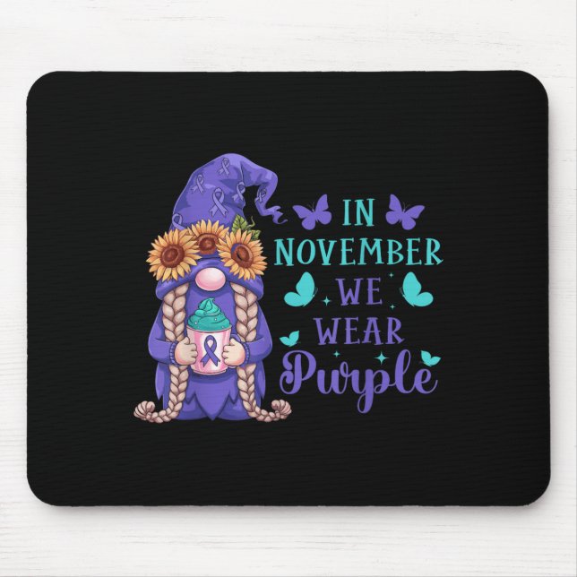 Mousepad Gráfico de Conscientização da Saúde Mental (Frente)