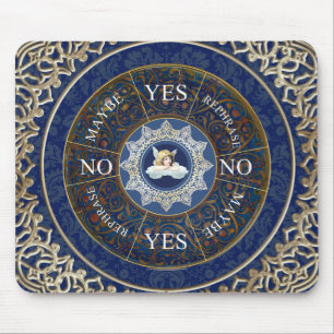 Mousepad Gráfico de Conselhos Pendulum Jogo Divino Anjo Azu
