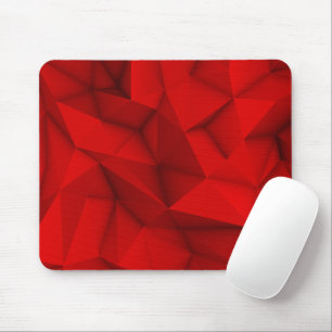 Mousepad Gráfico de fundo Legal futurístico Abstrato vermel