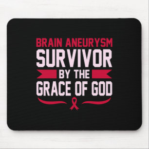 Mousepad Gráfico de Suporte a Sobrevivência do Aneurysm Mês